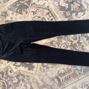 SPANX Black Velvet Leggings